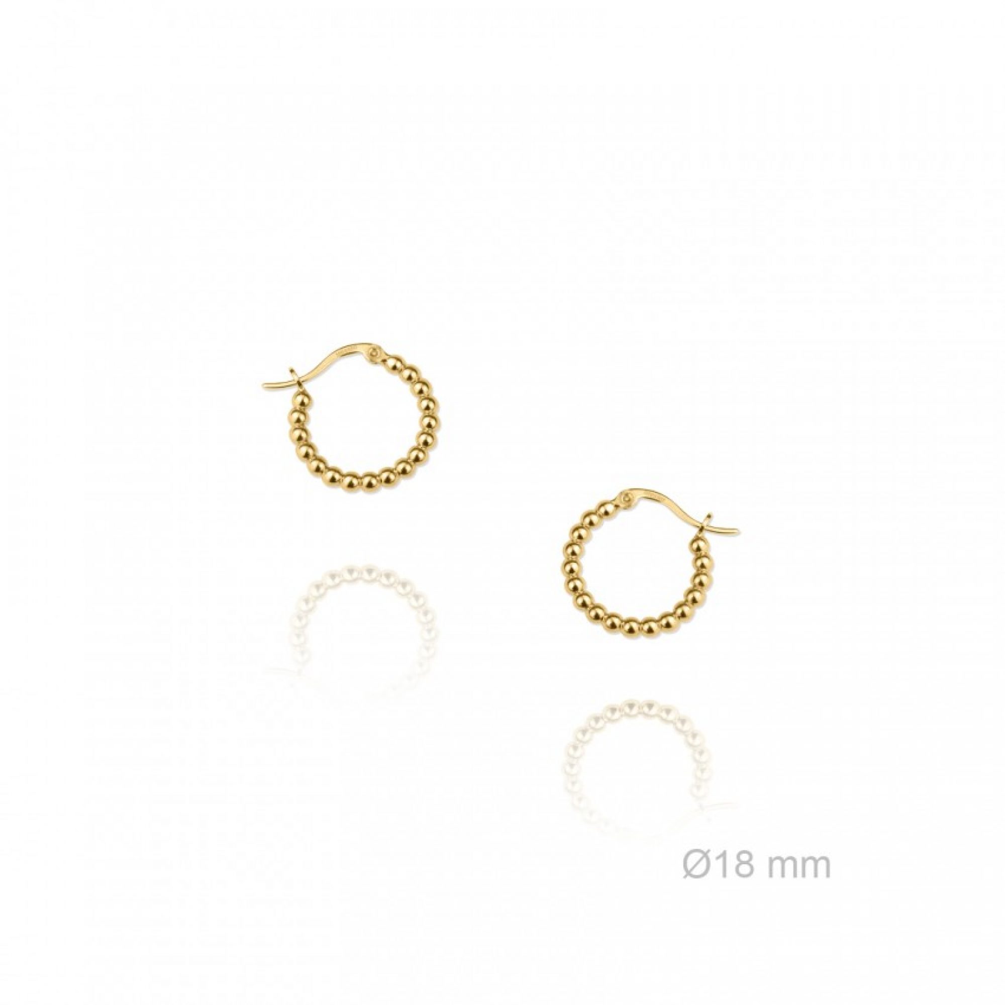 Gold plated earrings