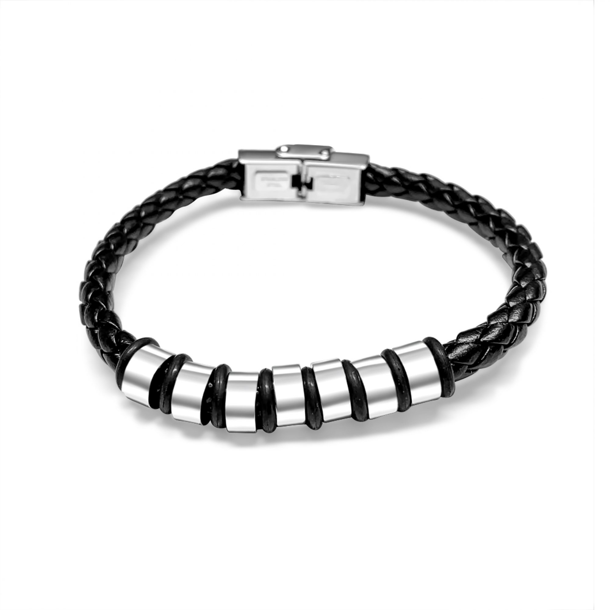 Steel-Caucho bracelet