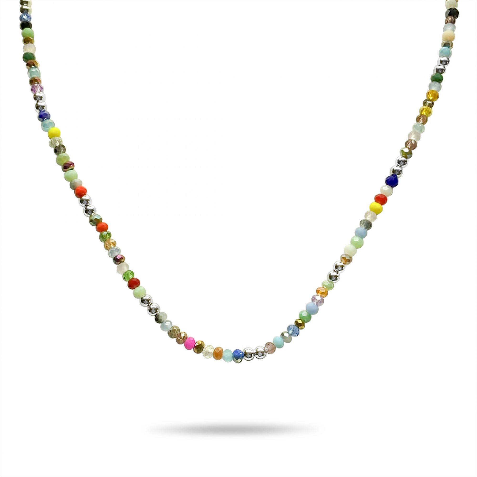 Necklace with beads