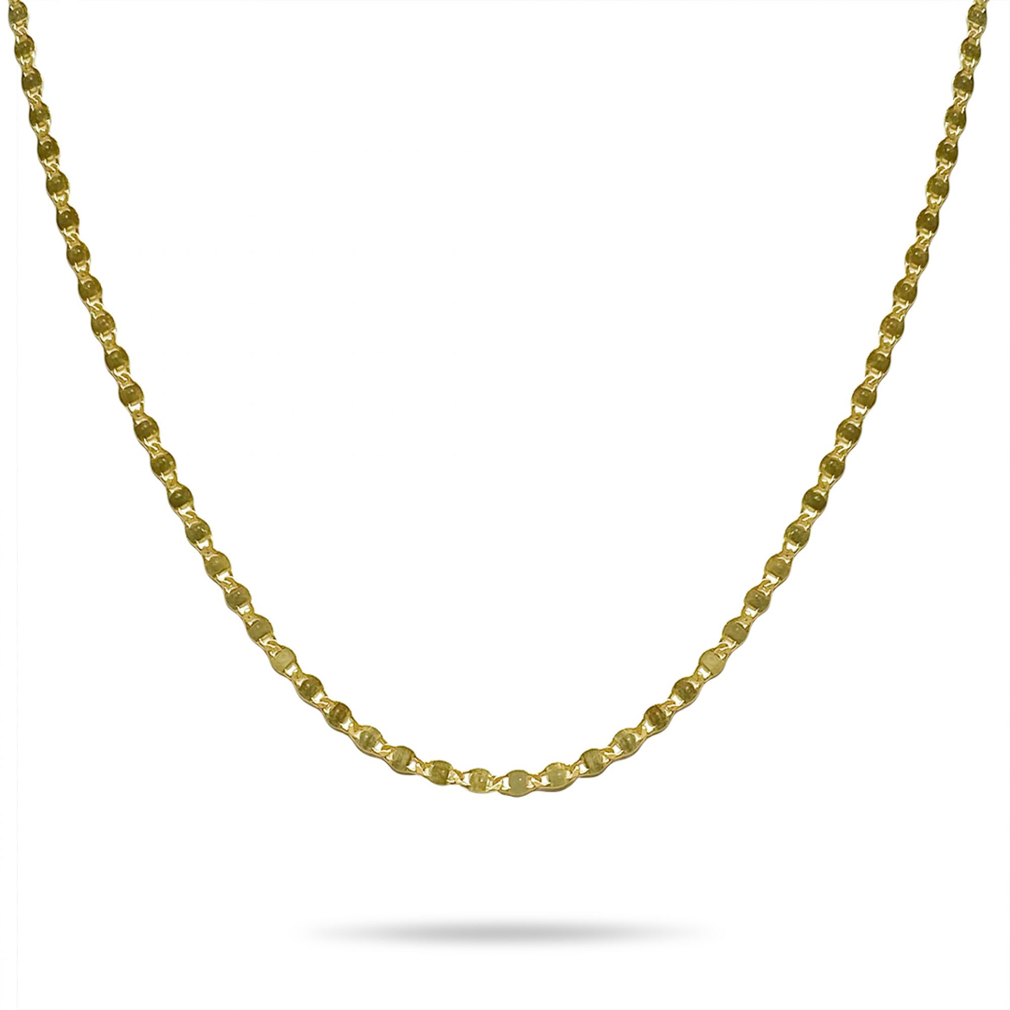 Gold plated chain necklace