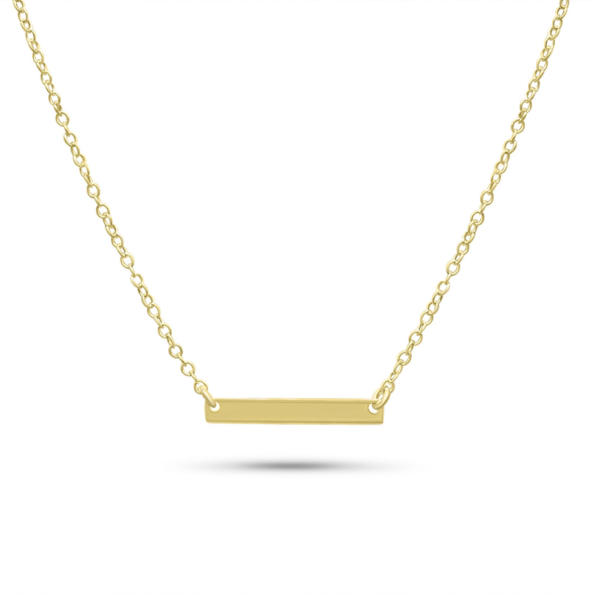 Gold plated necklace