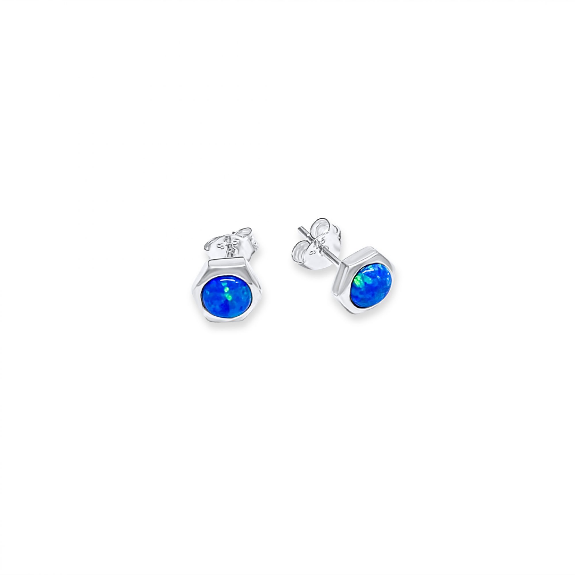 Stud opal earrings 