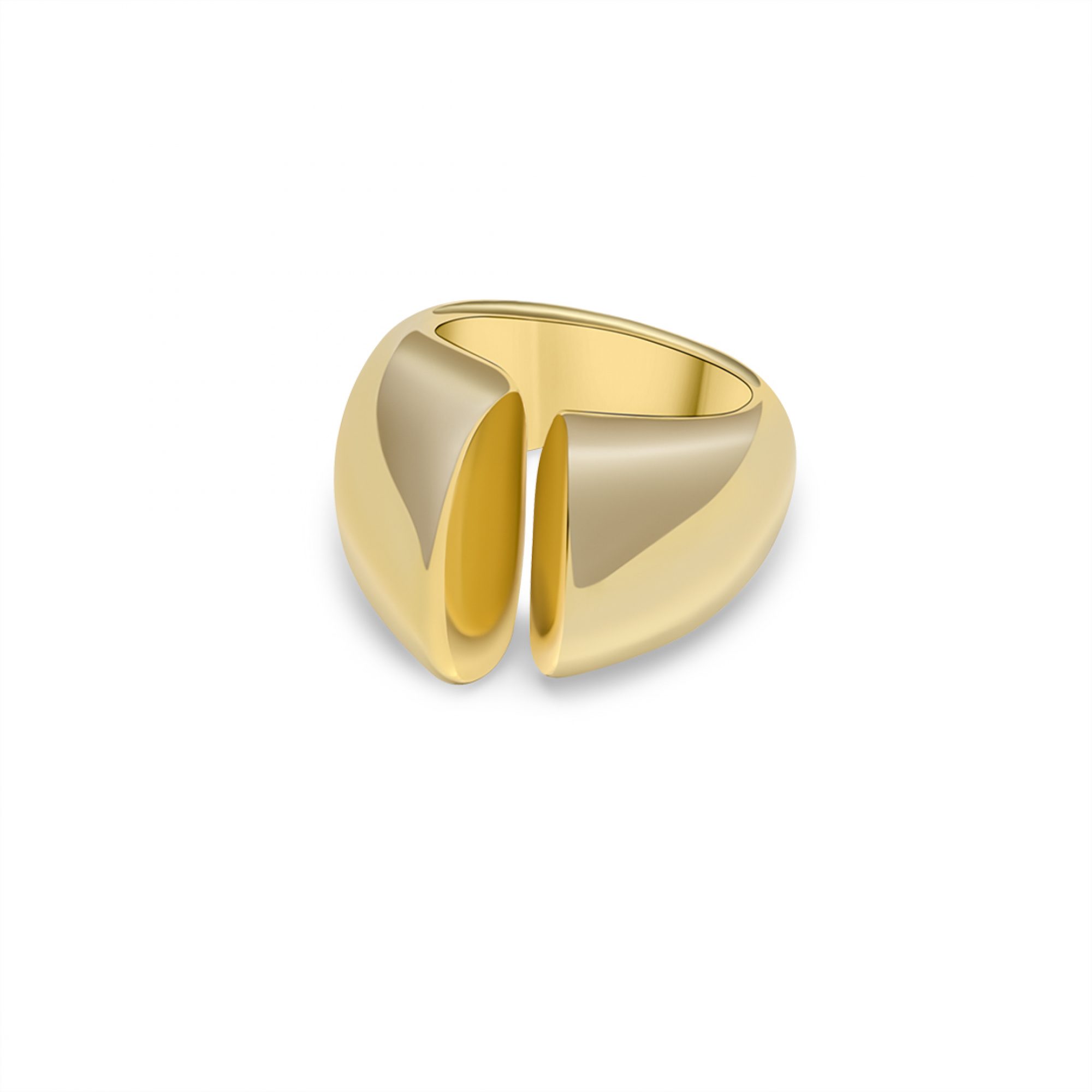 Gold plated ring