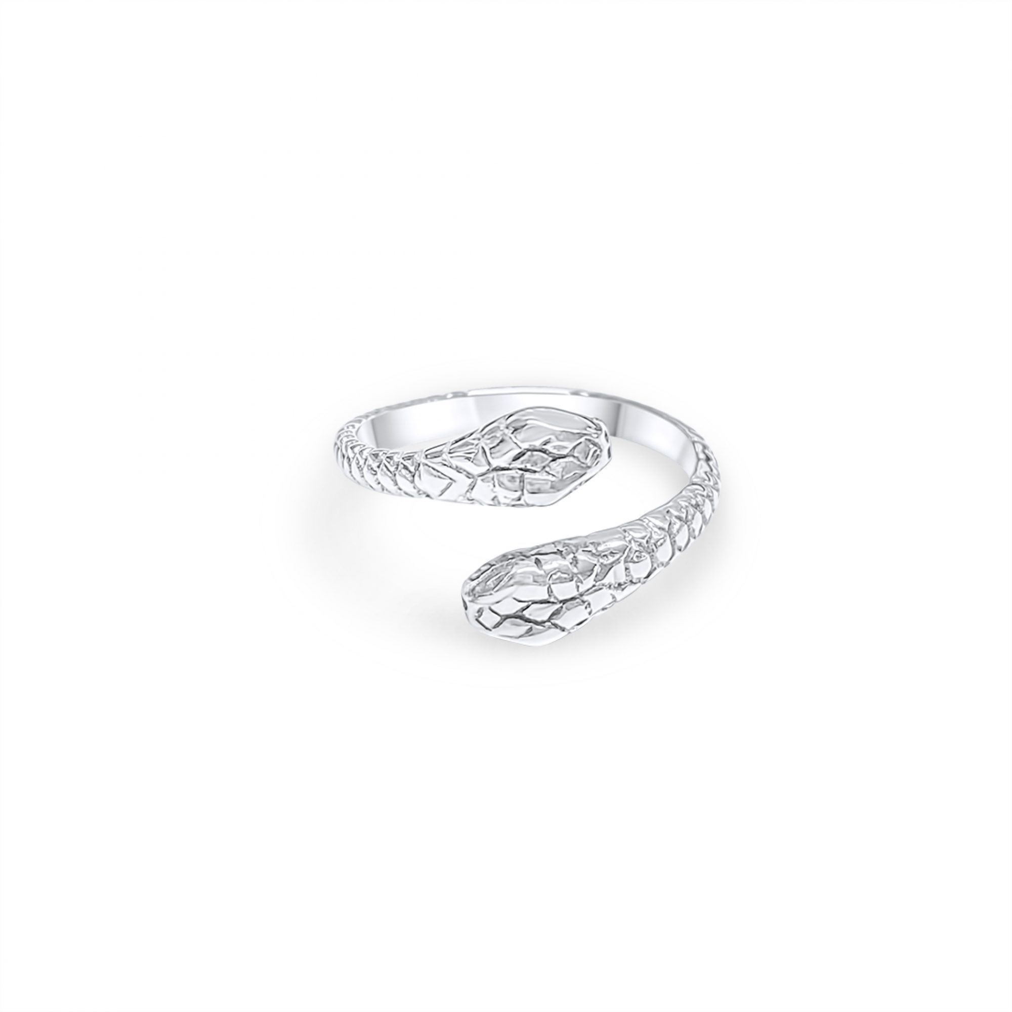 Silver snake ring