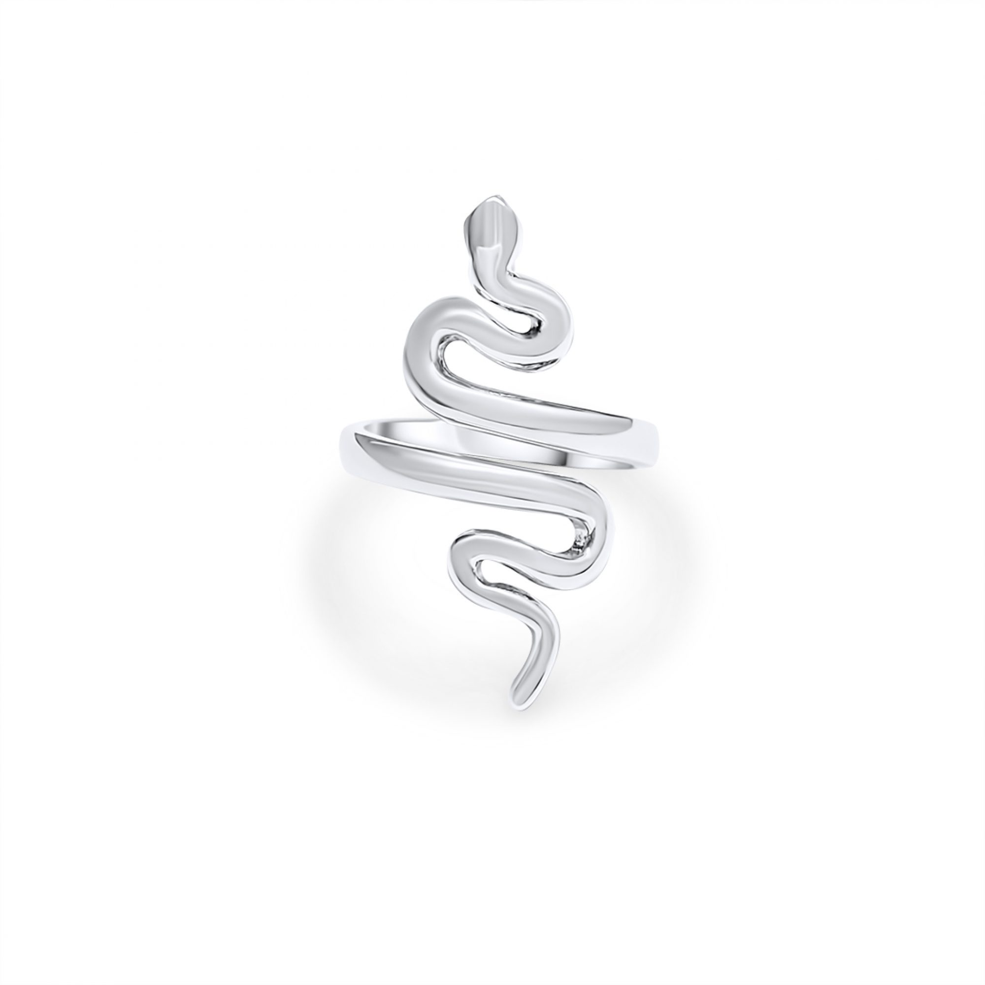 Silver snake ring