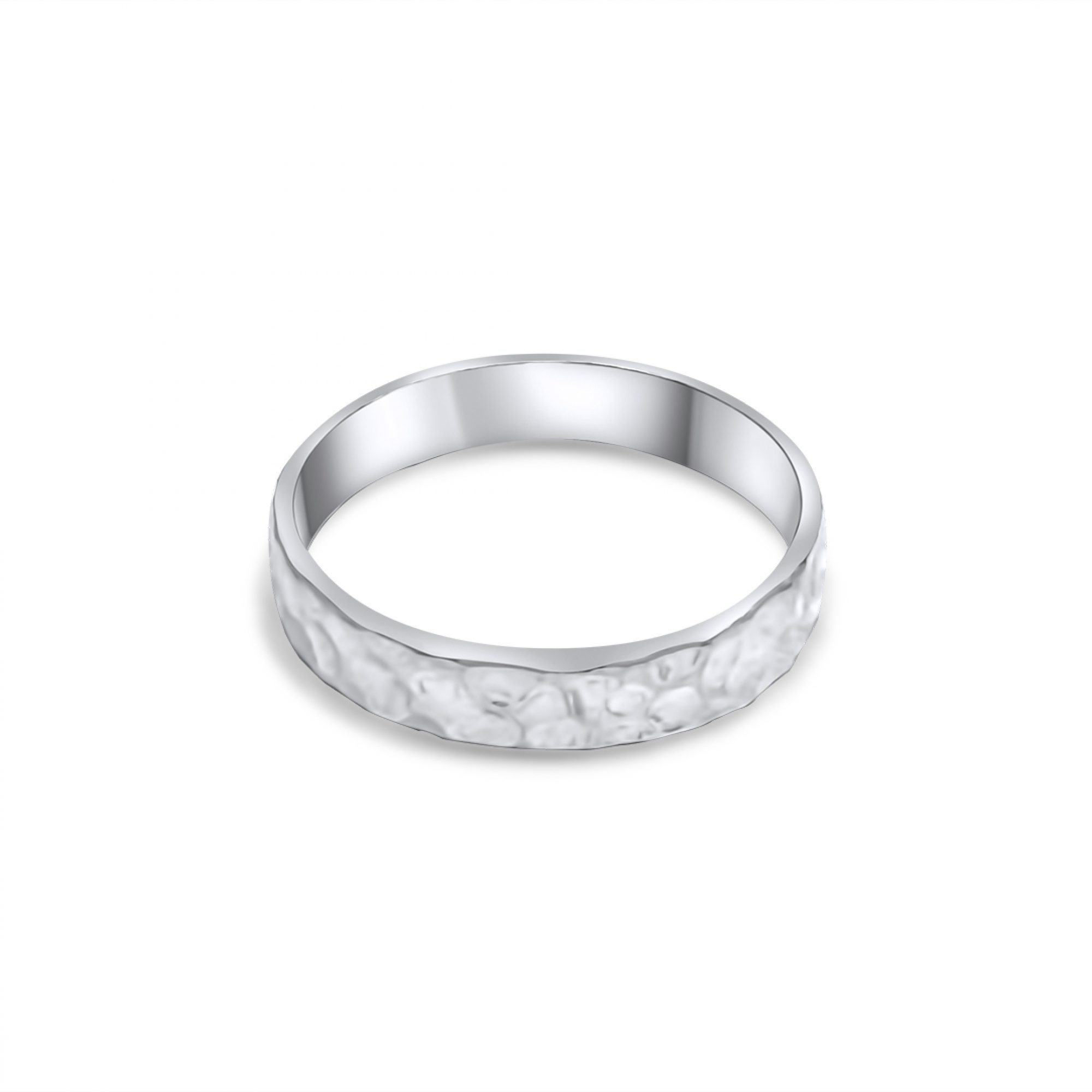 Silver band ring 4mm