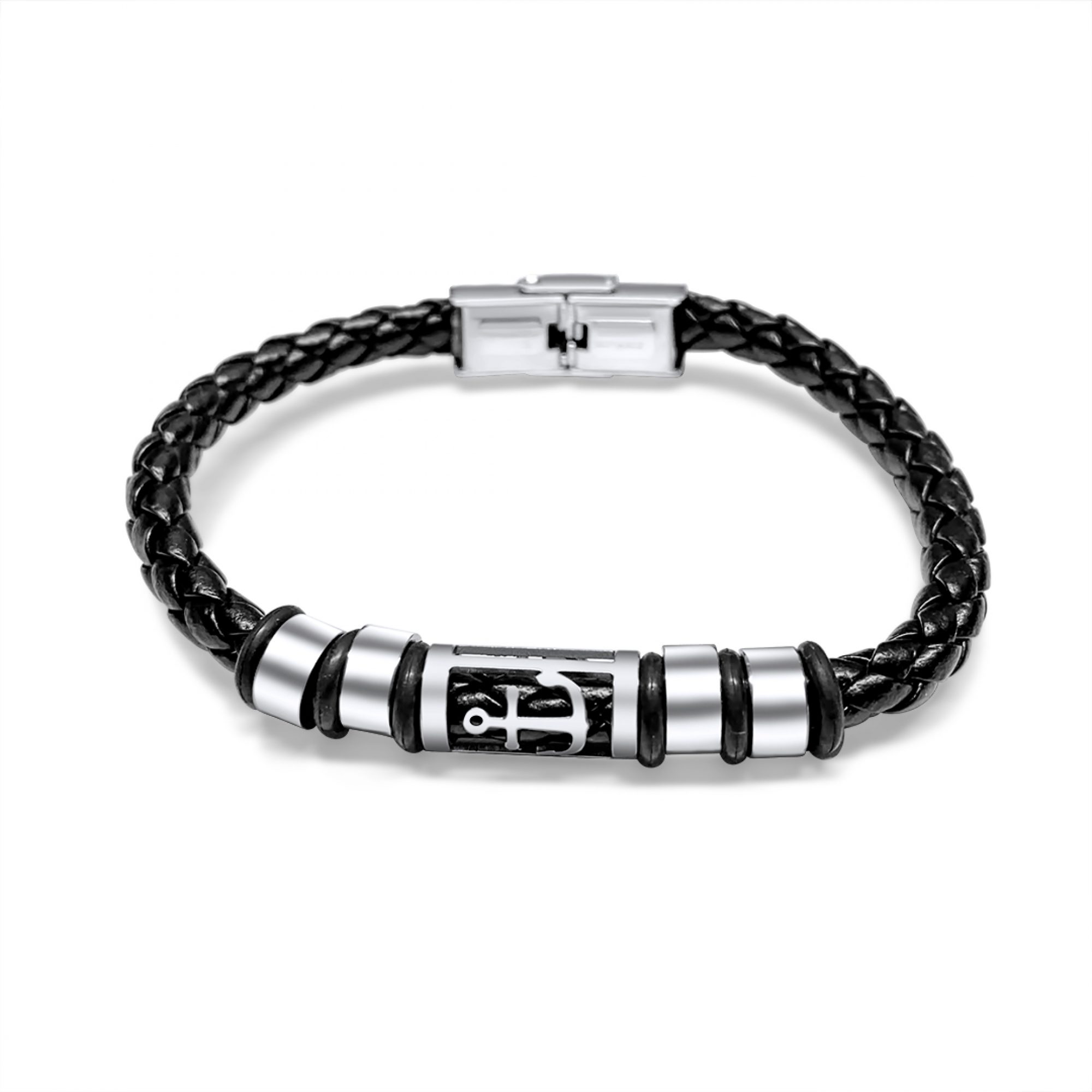 Steel-Caucho bracelet