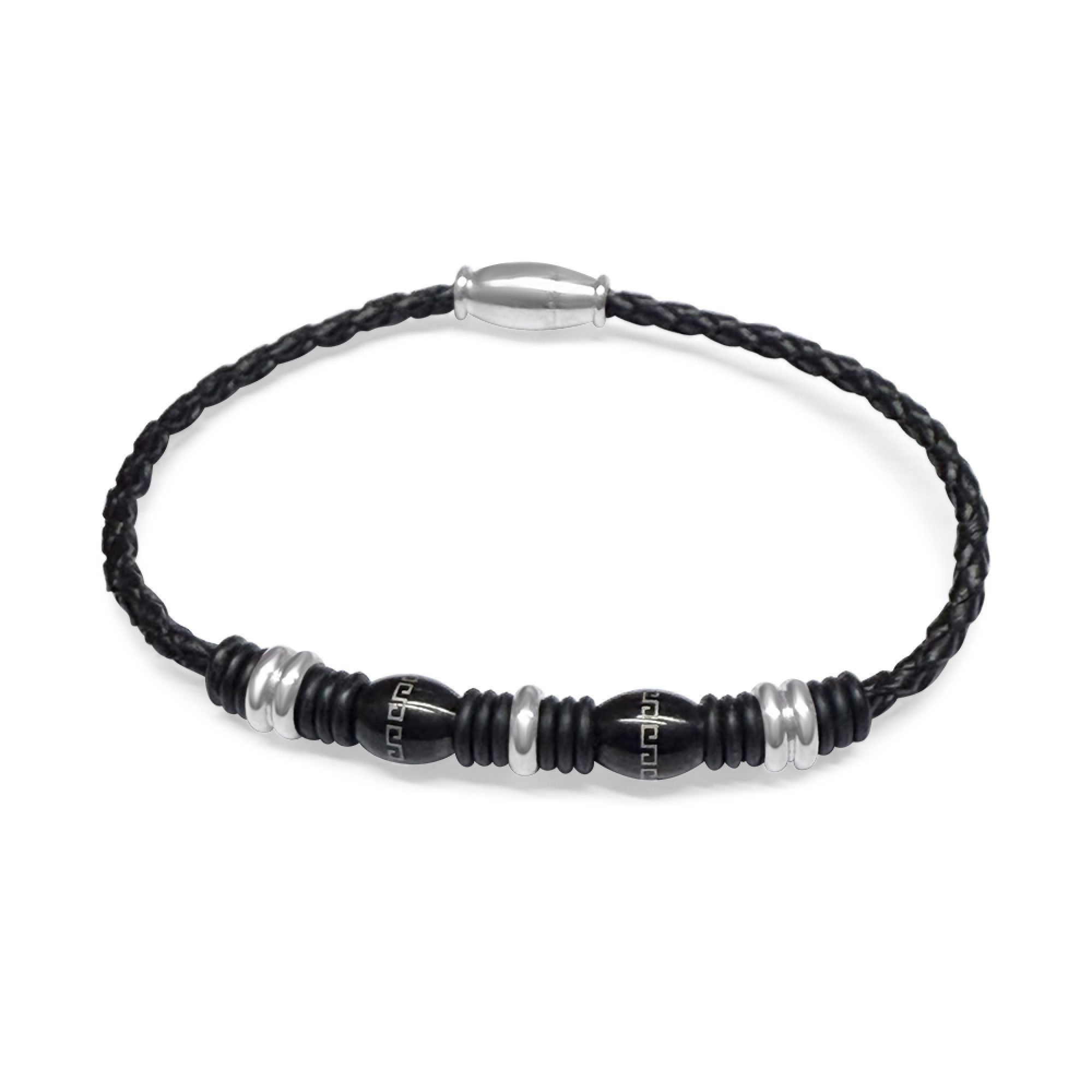 Steel-Caucho bracelet