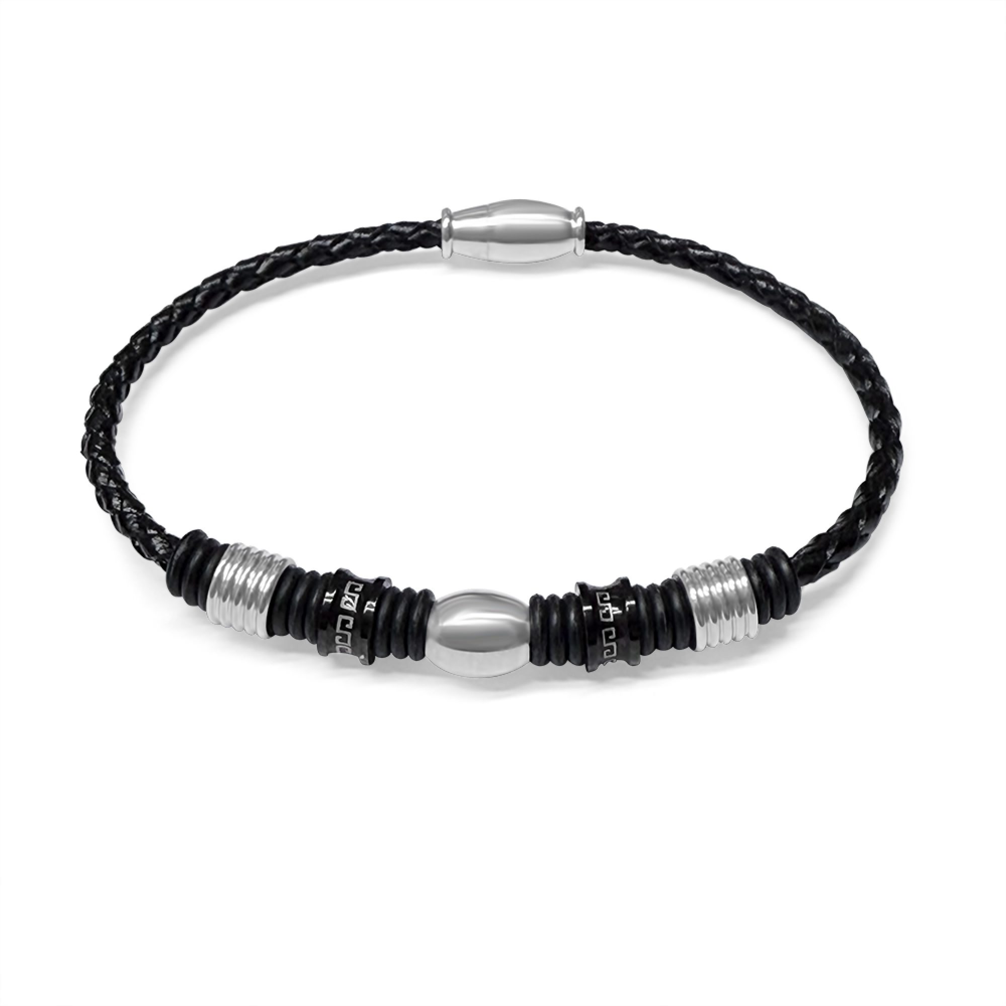 Steel-Caucho bracelet