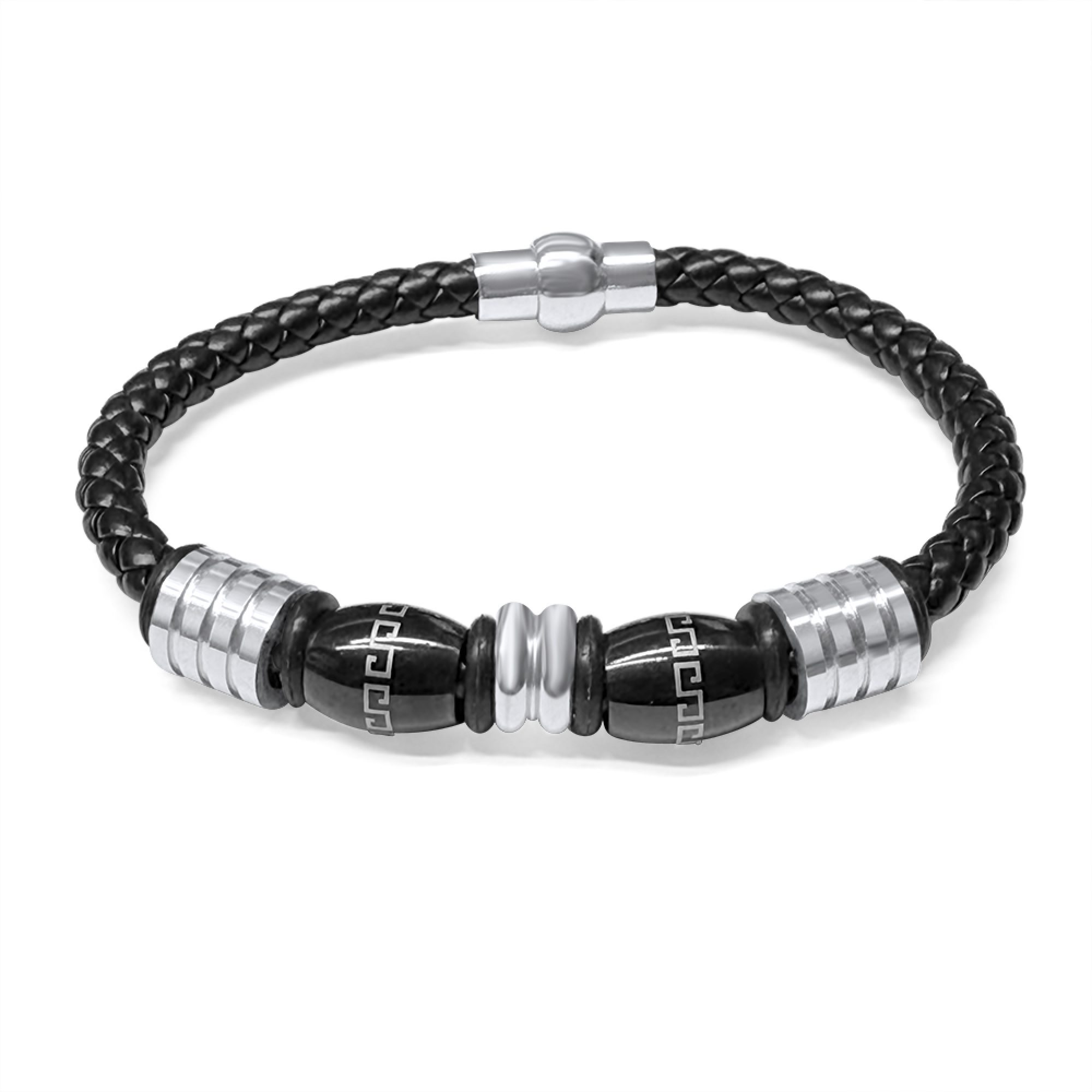 Steel-Caucho bracelet