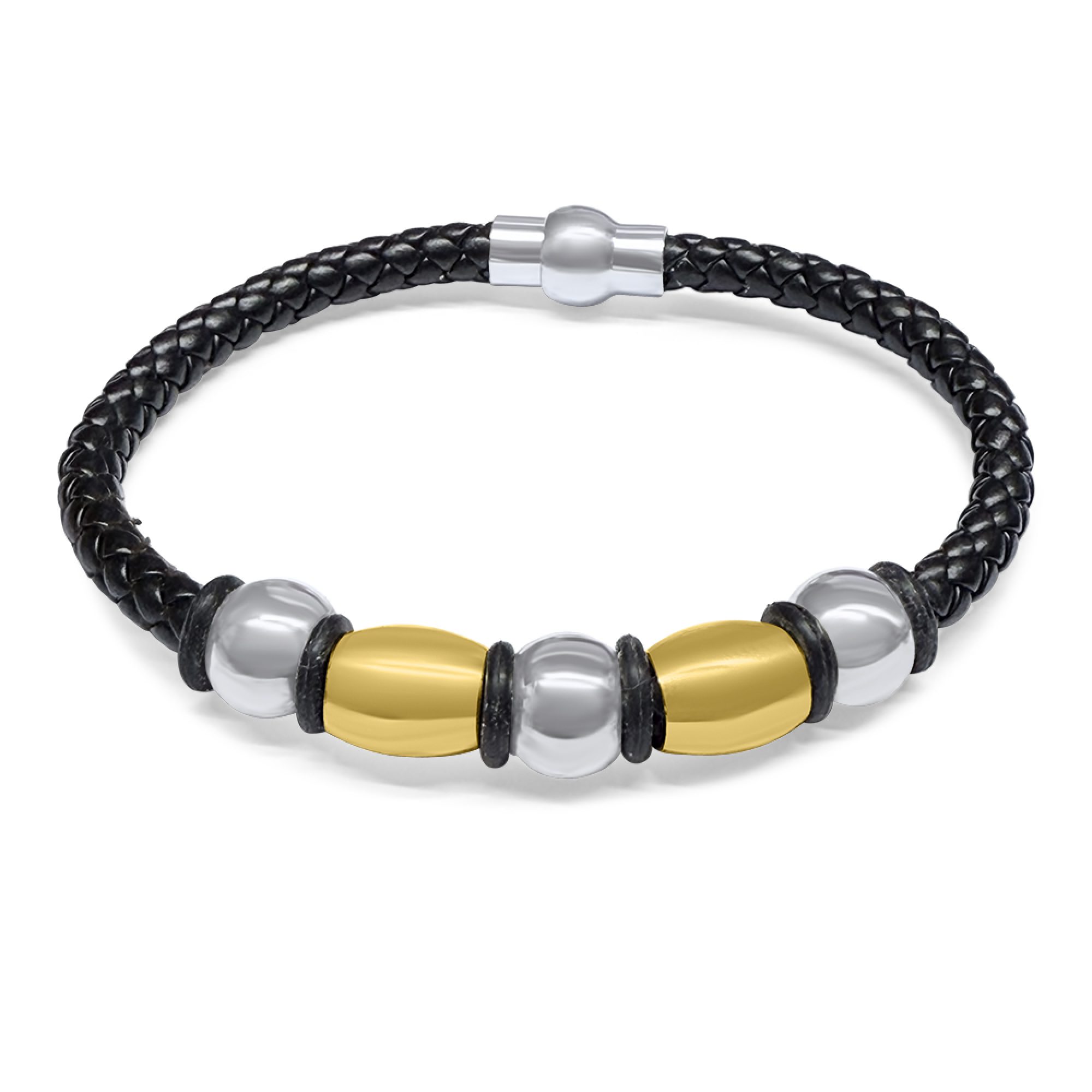 Steel-Caucho bracelet