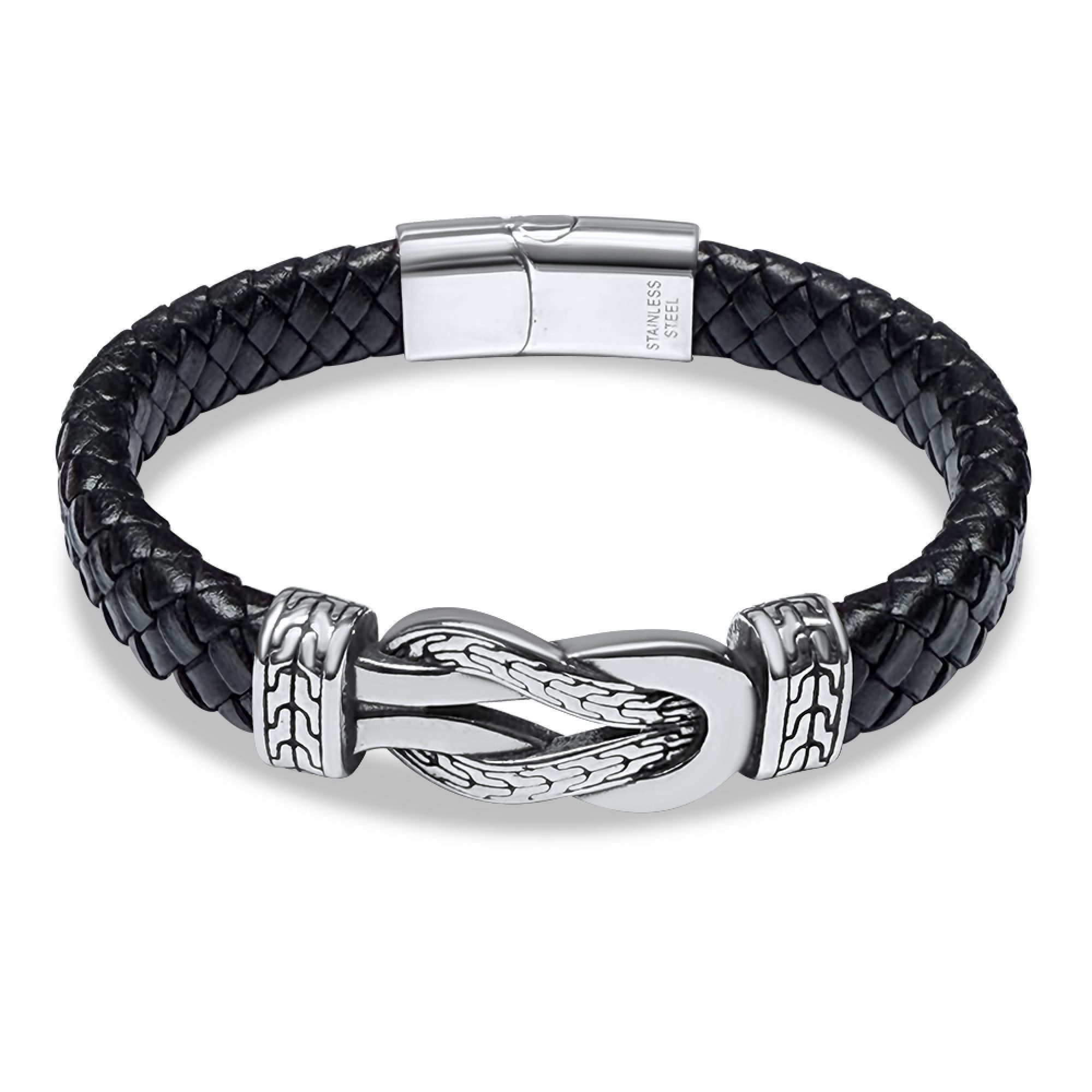 Steel-Caucho bracelet