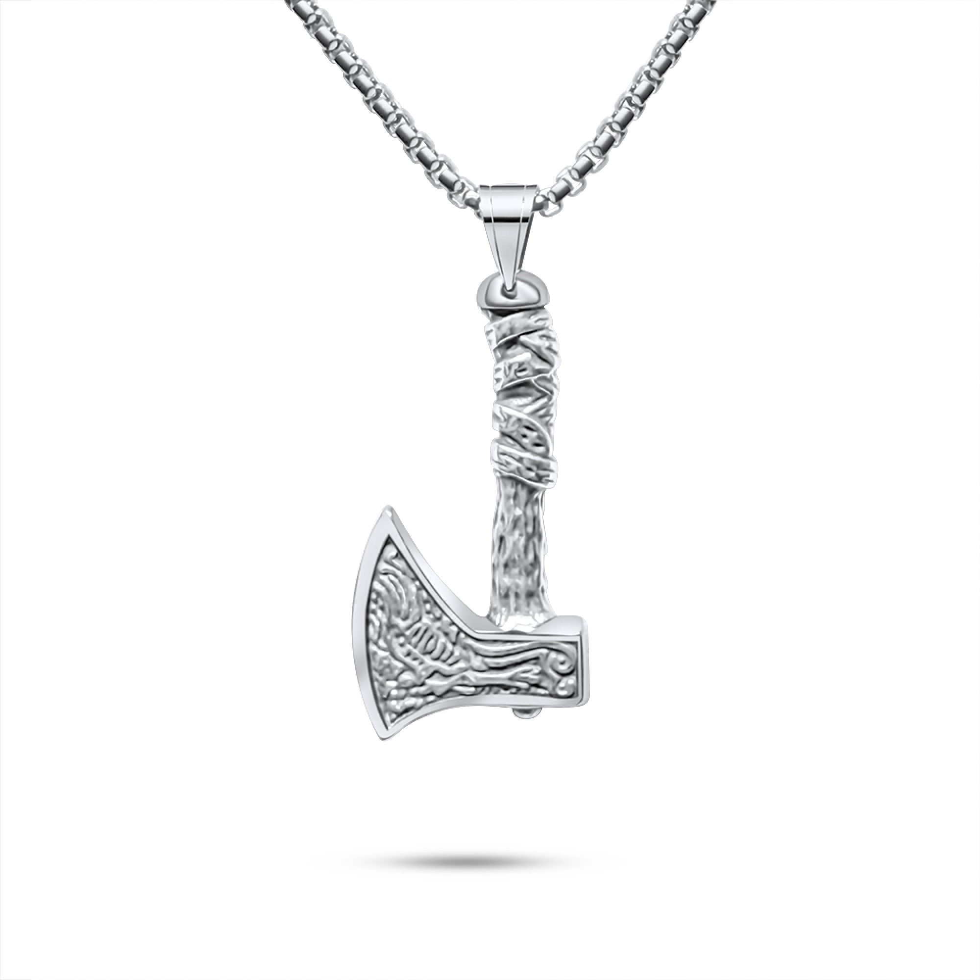 Steel axe necklace