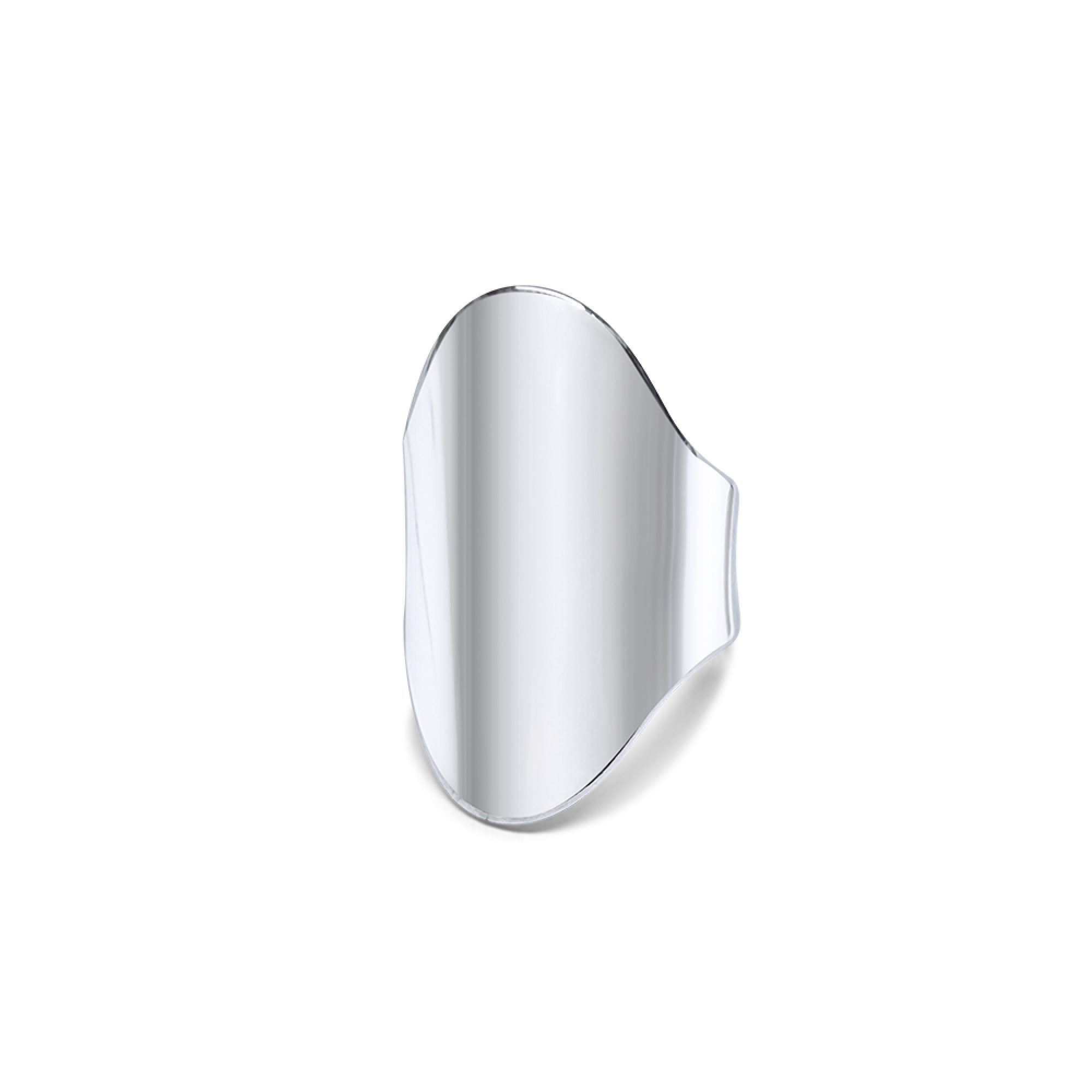 Stainless steel polished ring