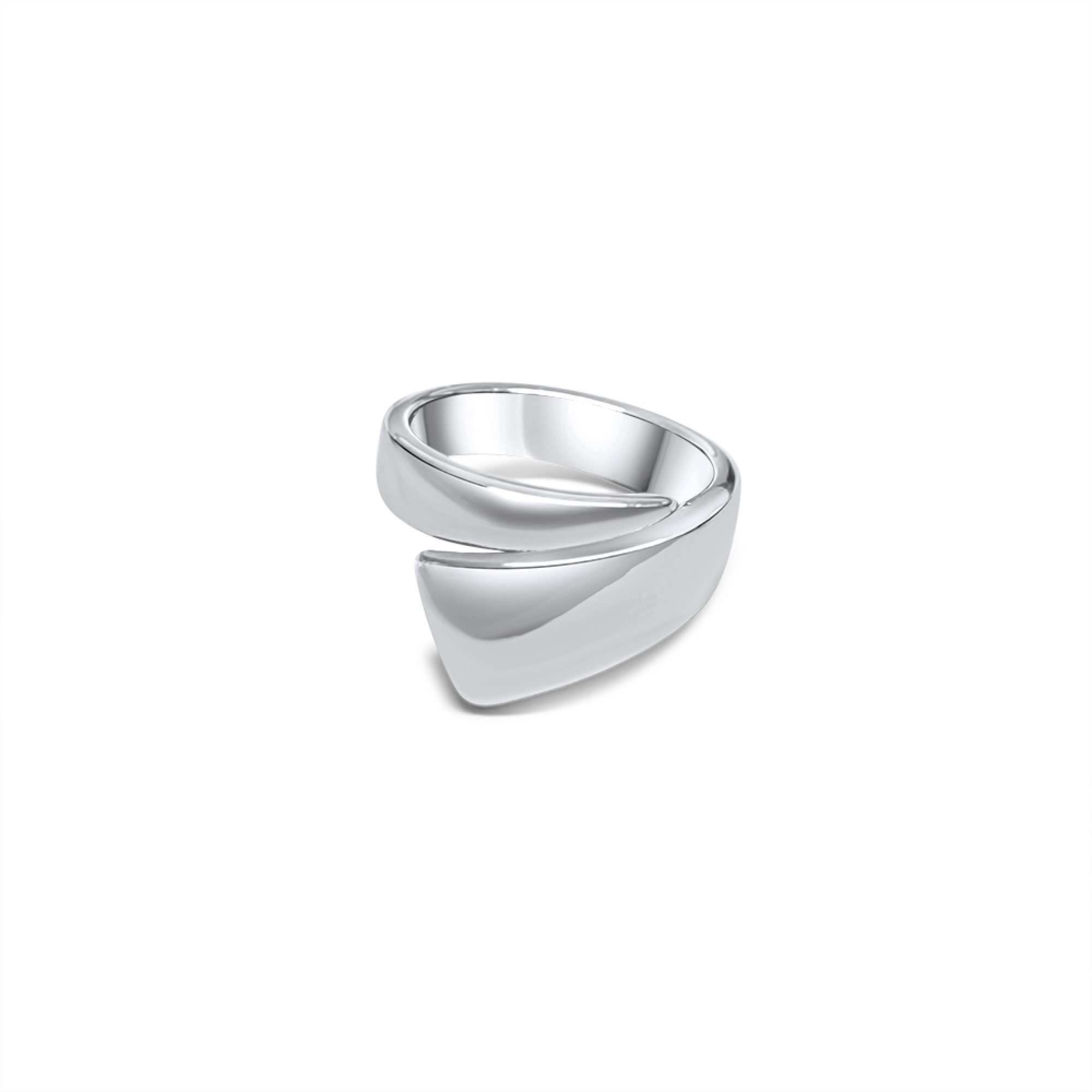 Stainless steel polished ring