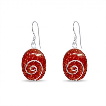 petsios Coral dangle earrings