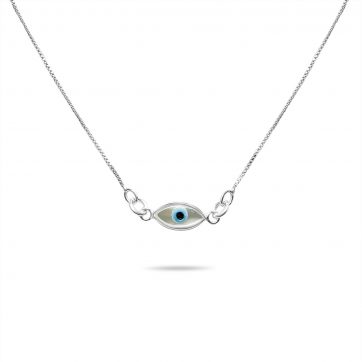 petsios Eye necklace with mother of pearl