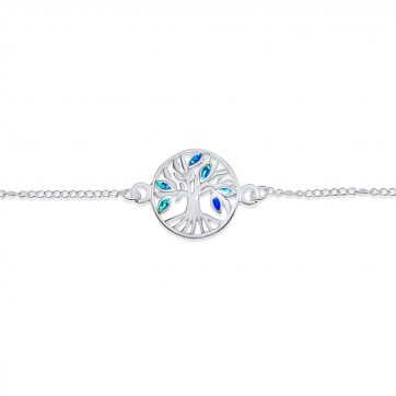 petsios Tree of life bracelet with opal stones