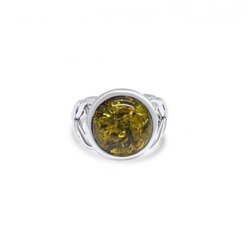 petsios Ring with amber