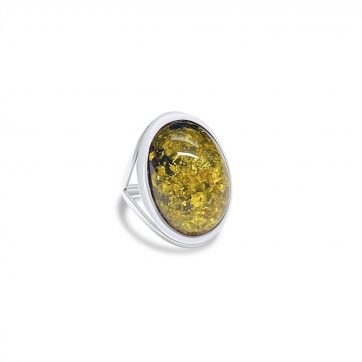 petsios Ring with amber