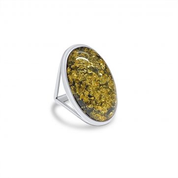 petsios Ring with amber