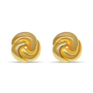 petsios Gold plated stud earrings