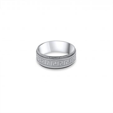 petsios Steel ring with meander