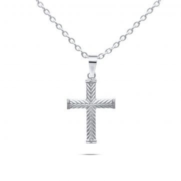 petsios Steel cross necklace