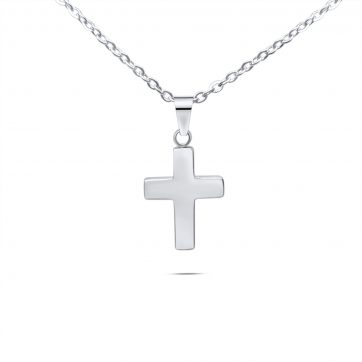 petsios Steel cross necklace