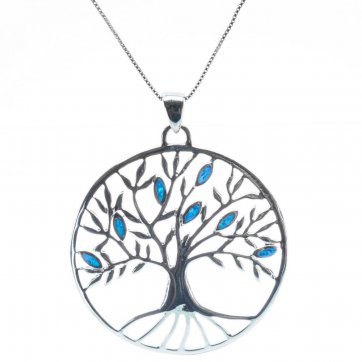 petsios Opal tree of life pendant 